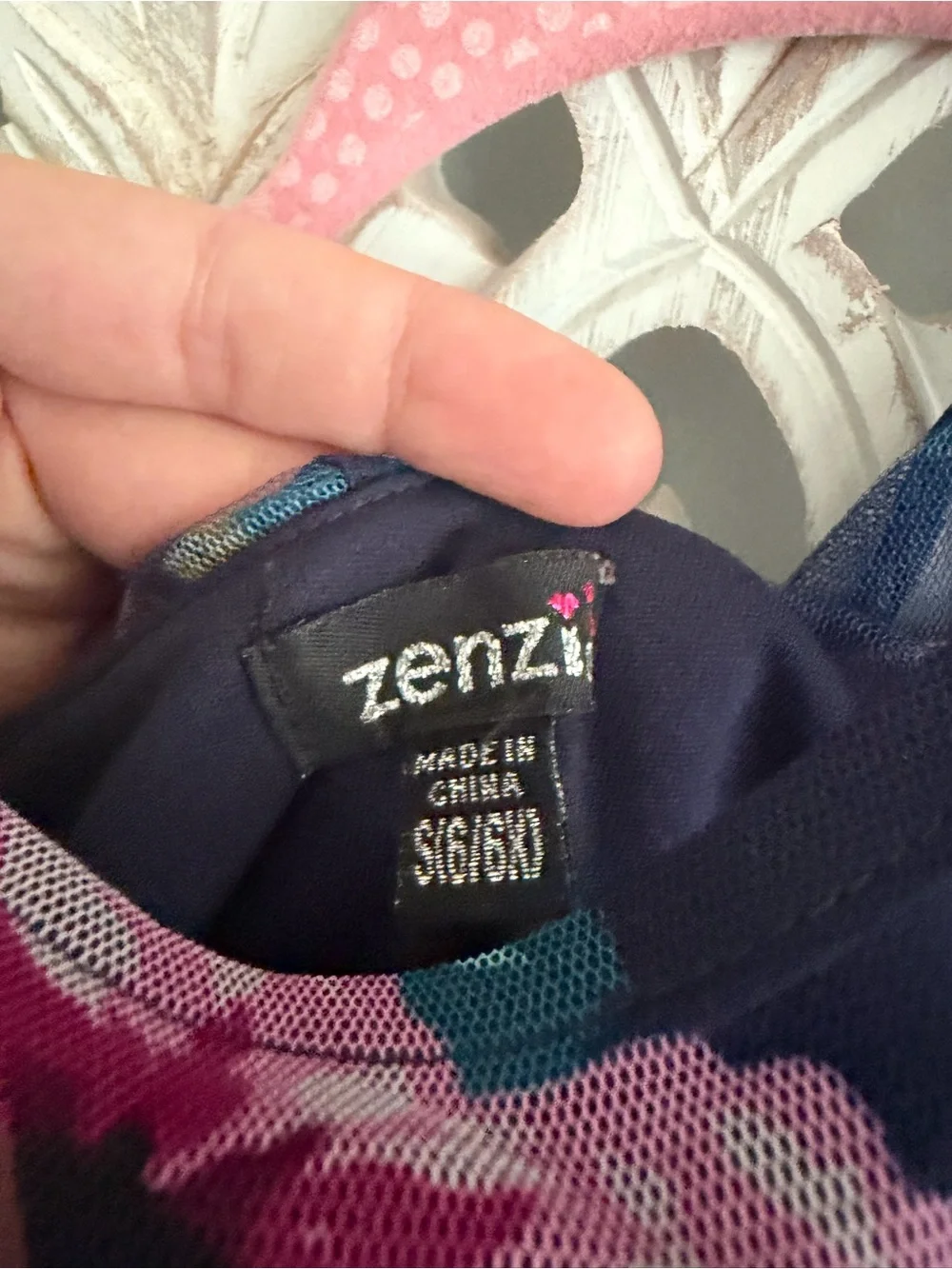 Zenzi Girls Floral Hi Lo Dress Size 6/6X